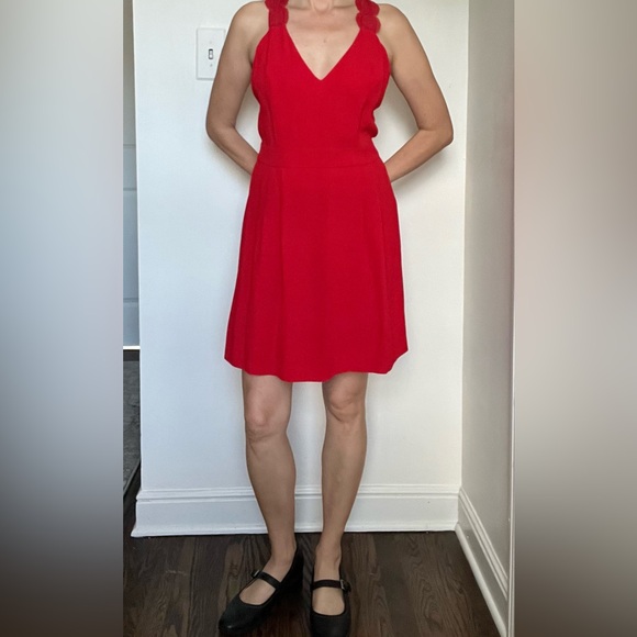 Sezane Red Backless Dress - Picture 6 of 11